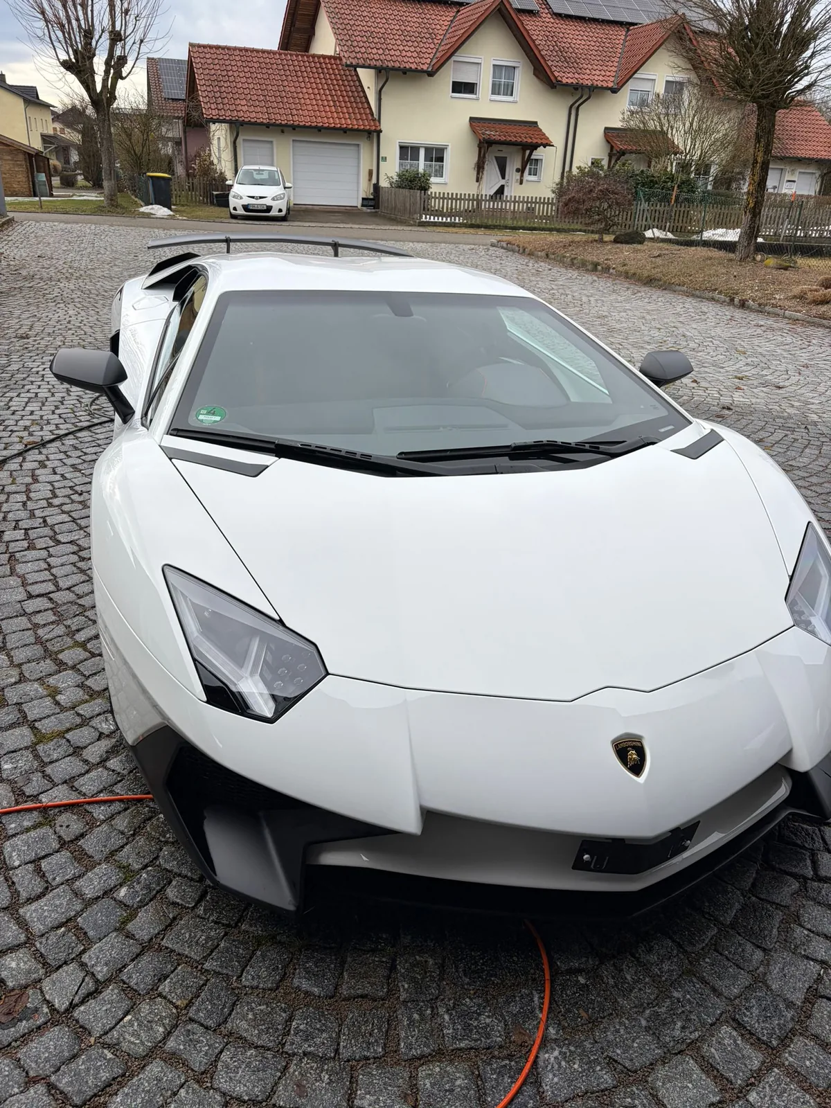 Detailaufnahme eines Lamborghini